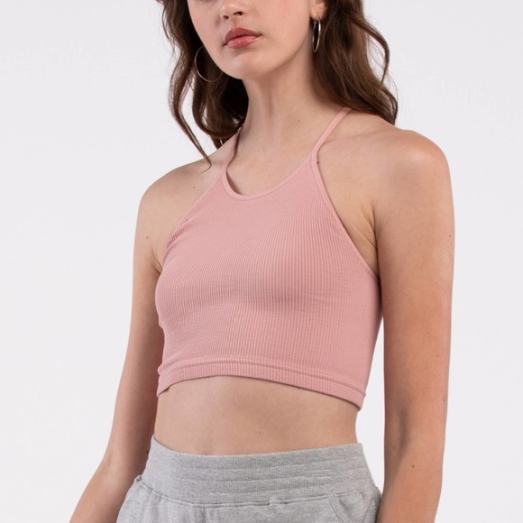 FP Movement by Free People Tops - Free People cropped run tank in soft pink Size M/L